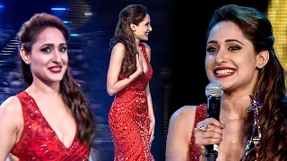 It was a ravishing night for Pragya Jaiswal as she slew in red for the award show
