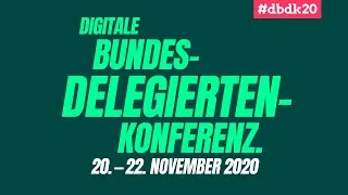 Livestream Digitale Bundesdelegiertenkonferenz 2020 | Sonntag | #dbdk20