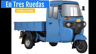 Cambio de aceite Bajaj Maxima