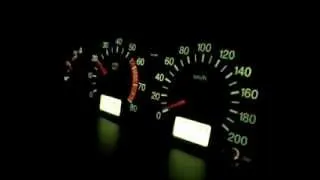ВАЗ 2110 turbo top speed 0-200 acceleration