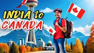 INDIA TO CANADA VLOG 2024 FULL JOURNEY | INTERNATIONAL STUDENT VISA IMMIGRATION EXPERIENCE TIPS