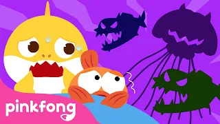 Baby Shark's Nightmare👻 | Spooky Sea Monster | Sing Along with Baby Shark | Pinkfong Songs for Kids