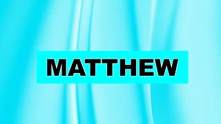 Matthew (The Gospel of Matthew Visual Bible) CEV | Bible Movie