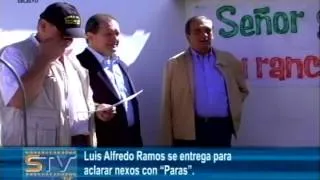 Luis Alfredo Ramos se entrega para aclarar nexos con "paras"