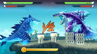 GIANT NUCLEAR SHARKJIRA VS GIANT SHIN SHARKJIRA! TRAILER AND GAMEPLAY - Hungry Shark Evolution