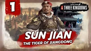 THE TIGER OF JIANGDONG RISES! Total War: Three Kingdoms - Sun Jian - Romance Campaign #1