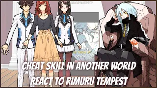 React To Rimuru Tempest | Gacha Reaction | I Got Cheat Skill In Another World And Became Unrivalled