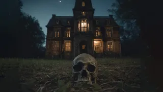 Manor in the forest with ghosts