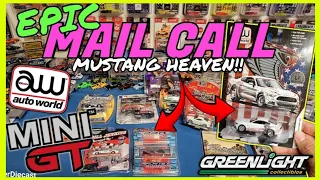 EPIC Mail Call - Mustangs from AW, Greenlight, MINI GT & more!!!