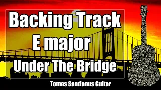 Under The Bridge Style Backing Track in E major - Red Hot Chili Peppers Rock Guitar Jam Backtrack