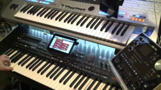 Korg Pa4x  Mijn eigen inspiratie op een nummer Nights In White Satin