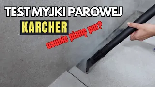 Test myjki parowej KARCHER SC 5 EasyFix | Czyszczę odpływ z piany PUR