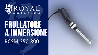 Frullatore a immersione professionale Royal Catering RCSM-350-300 | Presentazione del prodotto