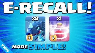 E-DRAGONS + RECALL SPELL = WOW!!! BEST TH15 Attack Strategy | Clash of Clans