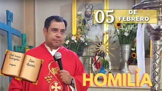 EVANGELIO DE HOY lunes 5 de Febrero del 2024 - Padre Arturo Cornejo