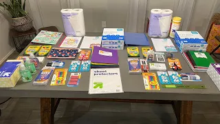 Back To School Supply Haul - 3rd and 6th grade