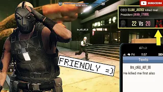 DEFENDING A Friendly Noob in GTA Online.