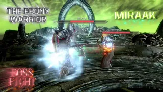 Skyrim Battles - The Ebony Warrior vs. Miraak - Boss Fight at the Summit of Apocrypha