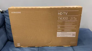 Smart TV 32 SAMSUNG T4300 HD - Unboxing e Impressões