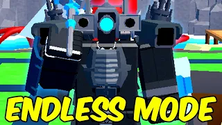 New Endless Mode And Upgraded Titan Cameraman In Toilet Tower Defense