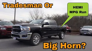 Should You Get A 2020 RAM 2500 HEMI Big Horn Or Tradesman??? Best Options For Towing On A Budget!!!