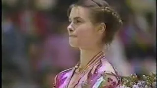 Medal Award Ceremony - 1985 World Figure Skating Championships, Ladies' Event