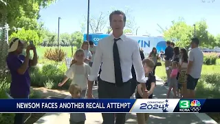 California Gov. Gavin Newsom faces another recall attempt