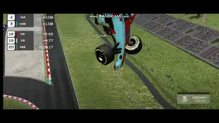 OUT OF MAP CRASH F1 MOBILE RACING 2020 #glitch #1 (MUST WATCH)