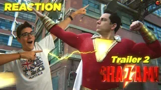 REACTION ao Trailer 2 Oficial de SHAZAM!!!