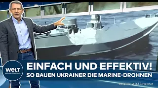 PUTINS KRIEG: Antrieb mit Jet-Ski-Motor! So einfach funktionieren die Marine-Drohnen der Ukraine