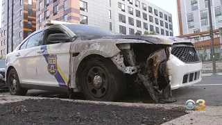 Philadelphia Police Investigating After 4 Police Vehicles Torched Overnight