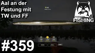 Aal an der Festung mit Tauwurm und Fischfetzen | Russian Fishing 4 #359 | Deutsch | UwF