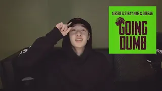 [ENG SUB] 210321 Stray Kids Chan listening to Going Dumb - Alesso, CORSAK, Stray Kids