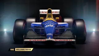 F1 2017 PS4 Pro Gameplay Historische Race @  Williams 1992 FW14B