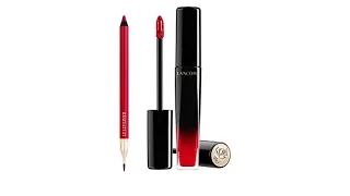 Lancme Red L'Absolu Lacquer and Le Lip Liner Duo