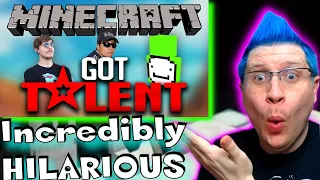 Minecraft's Got Talent (ft. MrBeast & Dream) Reaction! I CRIED Laughing...