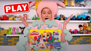 KyKyPlay - Играем с Плэй До и Лепим Животных - РАСПАКОВКА Play Doh