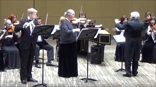 A.Vivaldi. Double concert for violin, flute and orchestra a-moll. (I part)