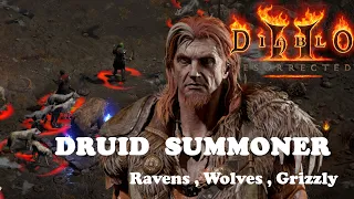 Diablo 2 Resurrected Druid #3 - Akt II - armia kruków i wilków idzie na Duriela !