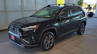 2023 Toyota RAV4 HYBRID LIMITED in Midnight Black Metallic