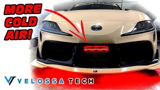 Toyota SUPRA Mk5 Big Mouth Ram Air LIT Kit VELOSSA TECH with LED super bright