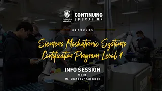 Extended Info Session - Siemens Mechatronic Systems Certification Program Level 1 2022