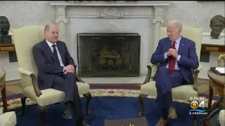 Margaret Brennan speaks on German chancellor’s Olaf Scholz visit to Washington to speak with Biden