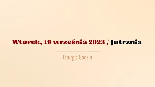 #Jutrznia | 19 września 2023