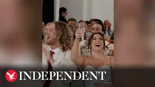 Best man reveals he used to date bride during wedding speech
