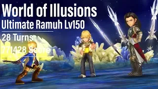 【DFFOO】“World of Illusions” Ultimate Ramuh Lv150 - 771428 High Score