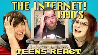 TEENS REACT TO 90s INTERNET | A History Teacher Reacts Featuring Chewbacca