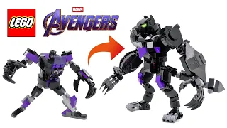 Upgrading LEGO Black Panther Mech Set (Viewers' Ideas) - Detailed Build