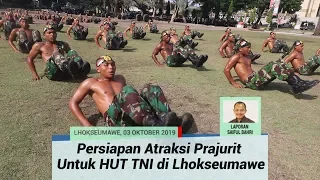 Berikut Atraksi-Atraksi yang Akan Ditampilkan Saat HUT TNI di Lhokseumawe