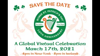 Sober St. Patrick's Day goes Virtual for 2021 - You're invited!